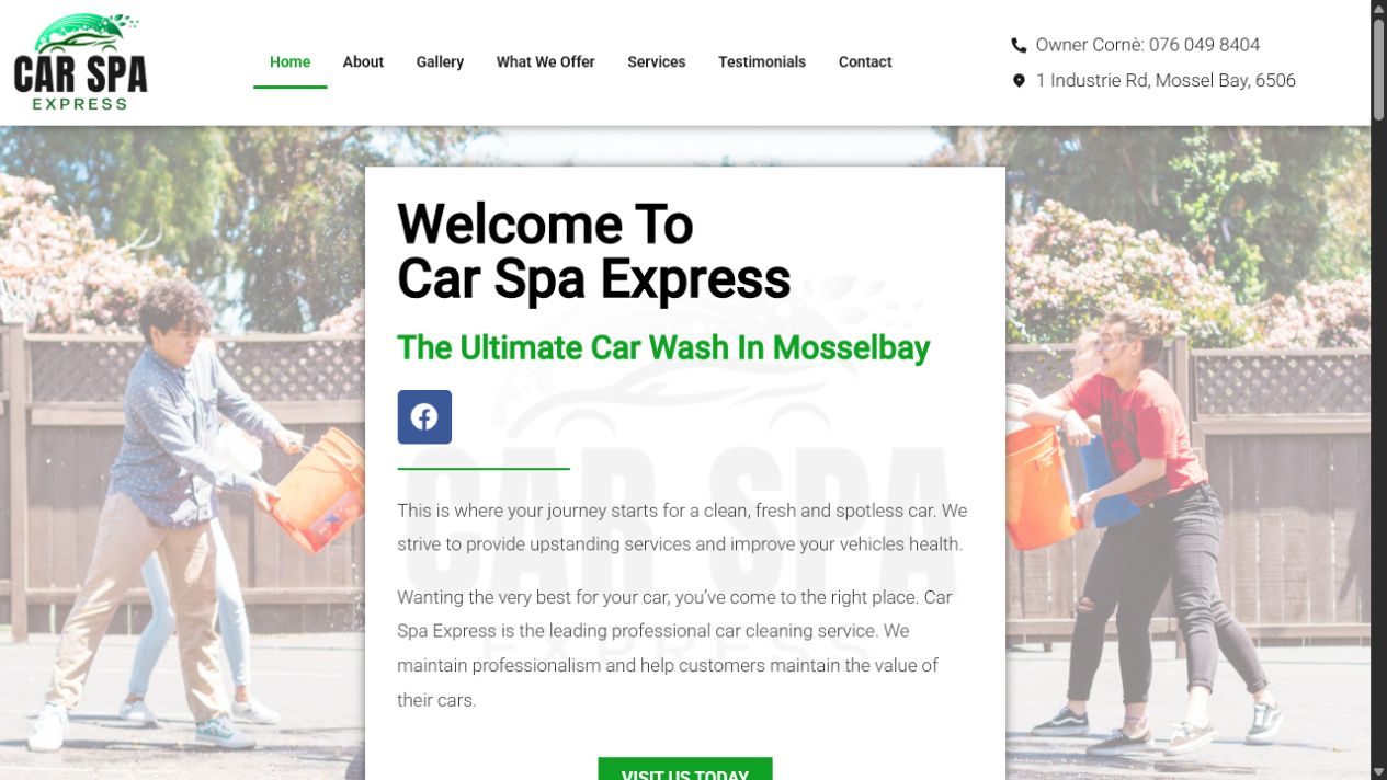 Car Spa Express project