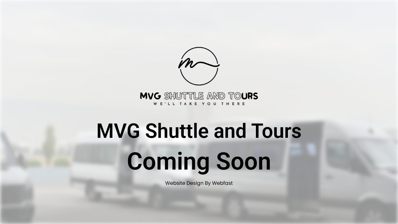 MVG Shuttle website on mobile