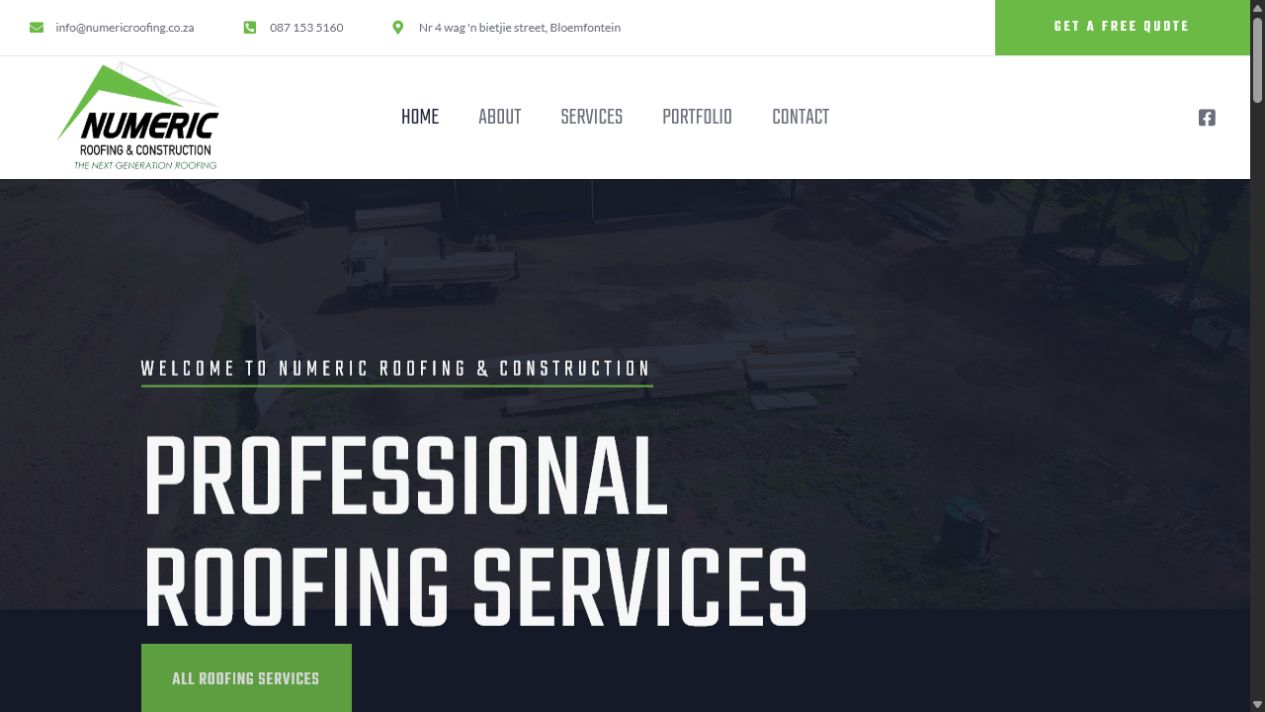 Numeric Roofing & Construction project