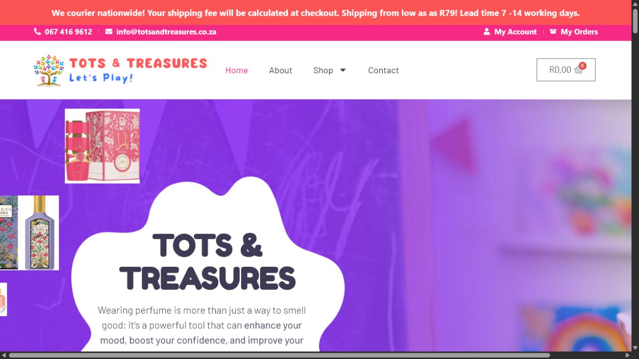Tots & Treasures project