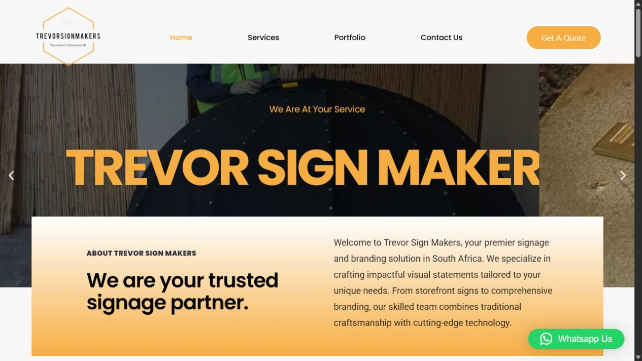 Trevor Sign Makers project