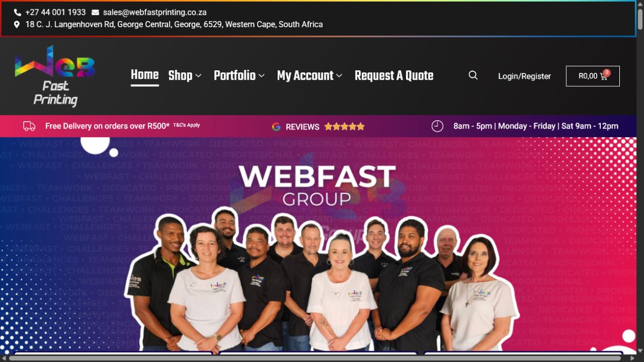 Webfast Printing project