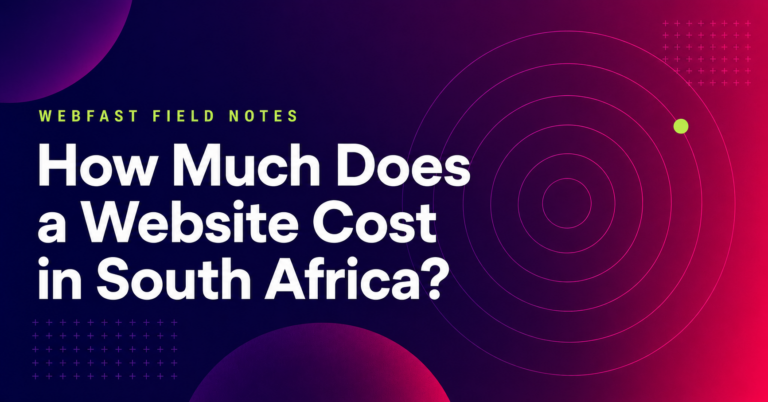 How much does it cost to get a website designed in South Africa?