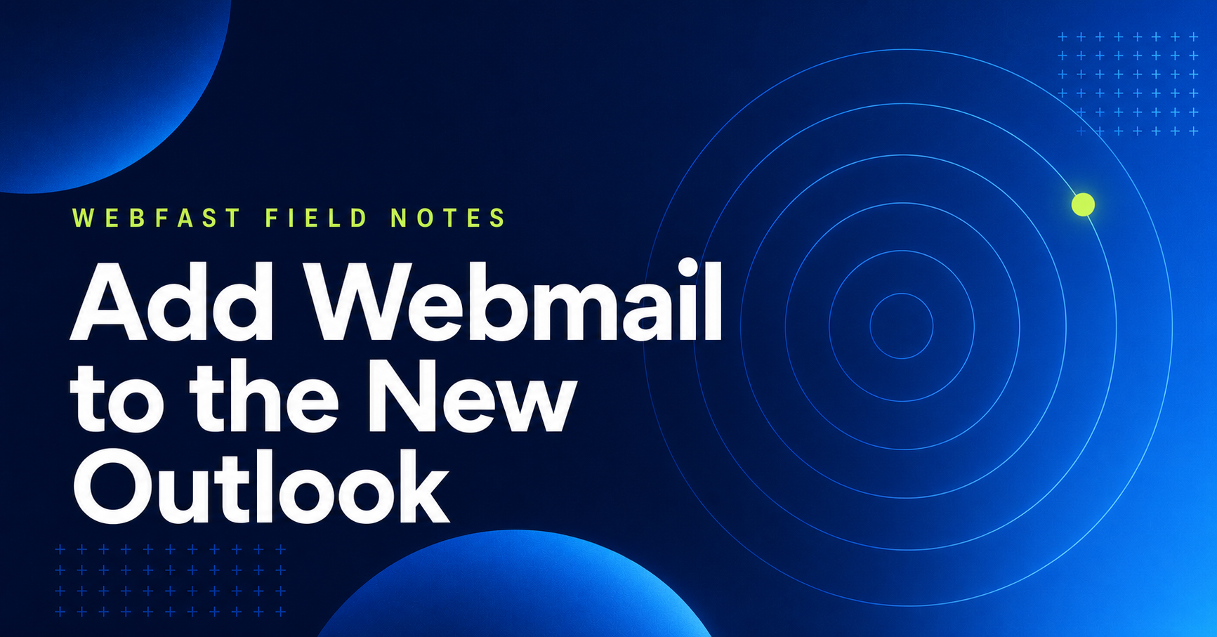 How To Add Webmail Email to New Outlook | Desktop