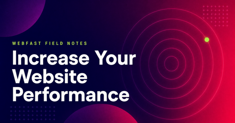 How to increase my underperforming website’s speed