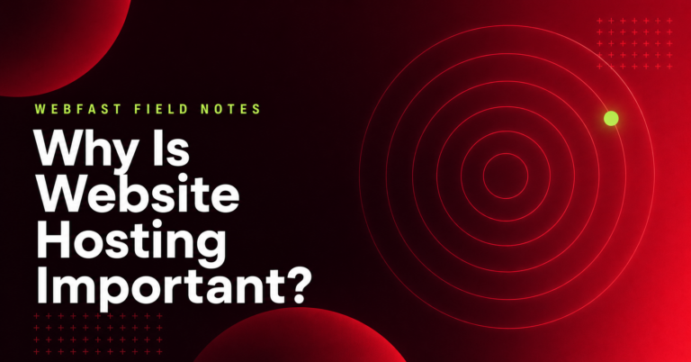 Why is website hosting important?
