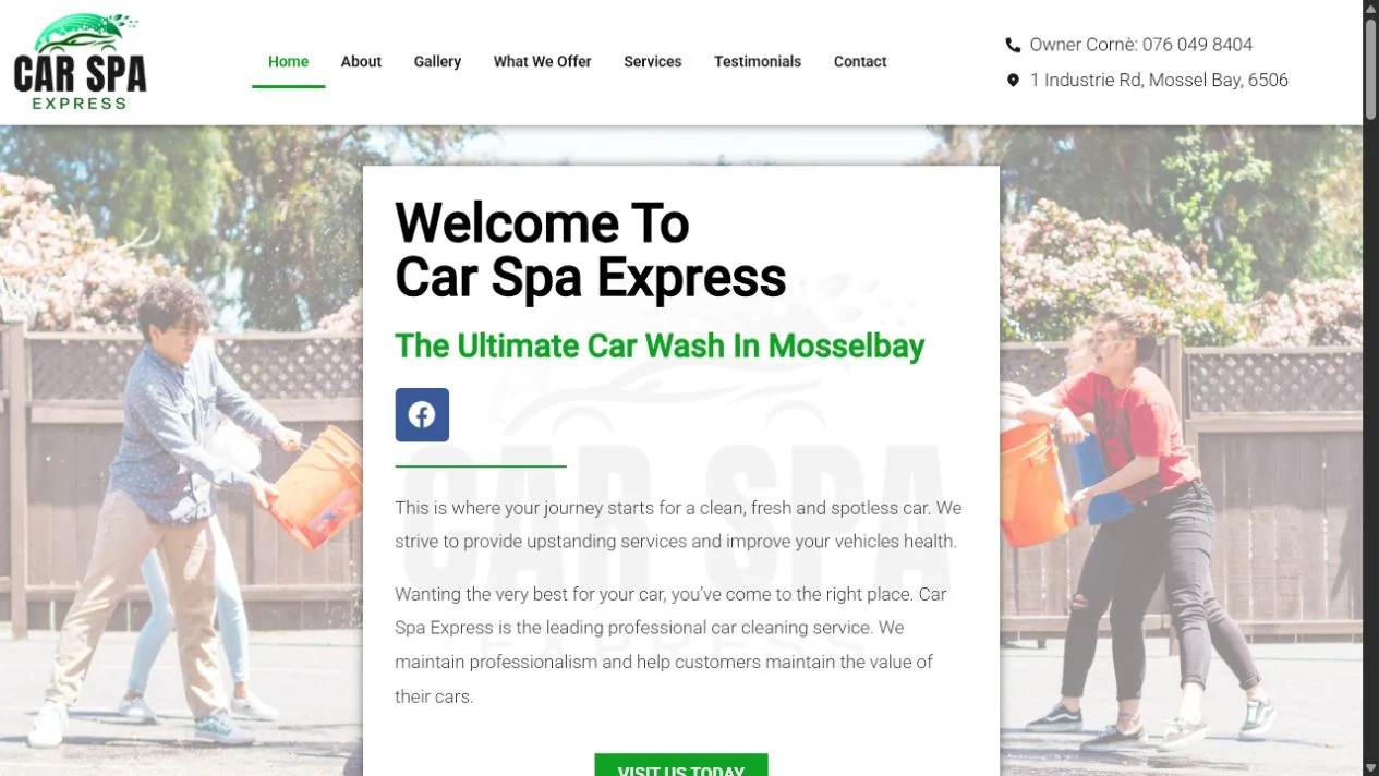 Car Spa Express project