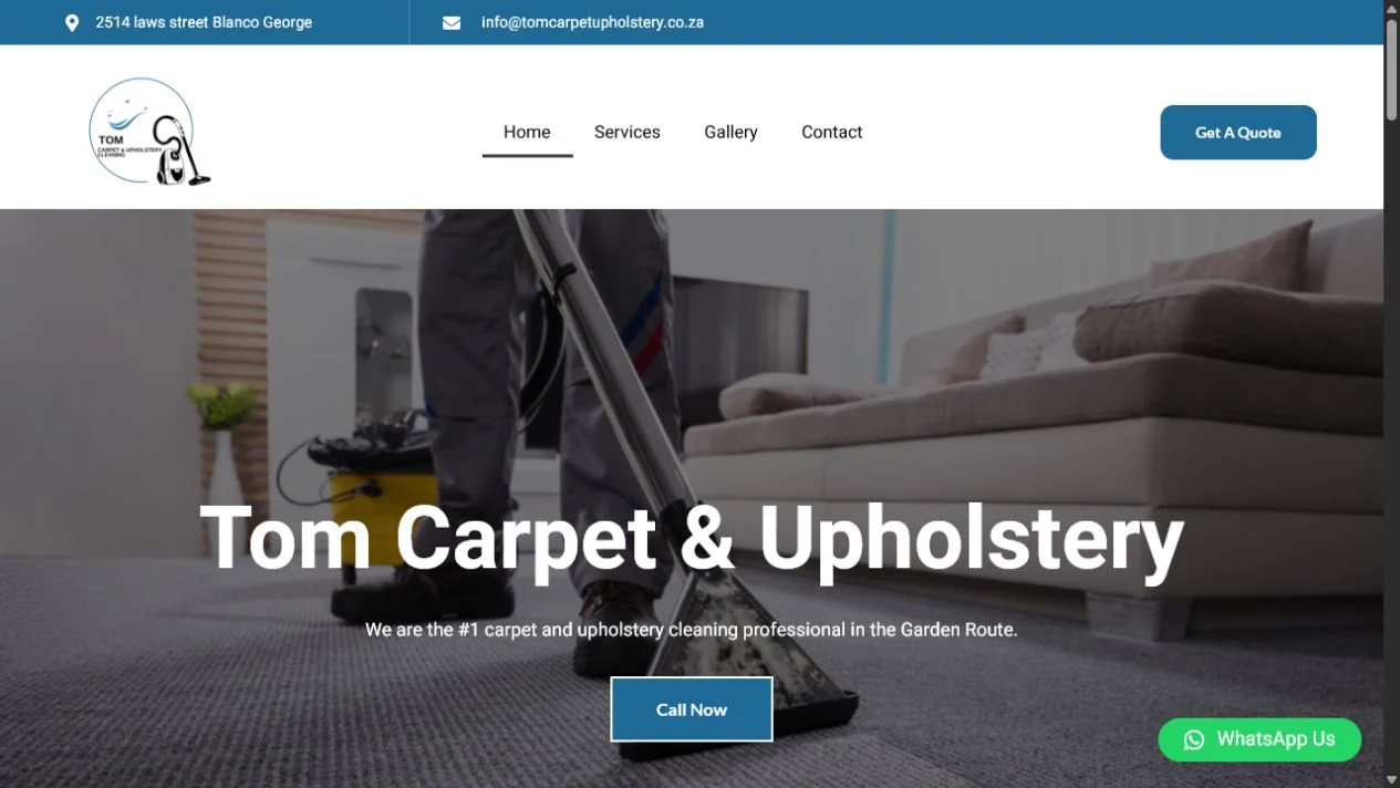 Tom Carpet & Upholstery Cleaning project