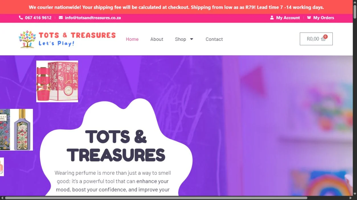Tots & Treasures project